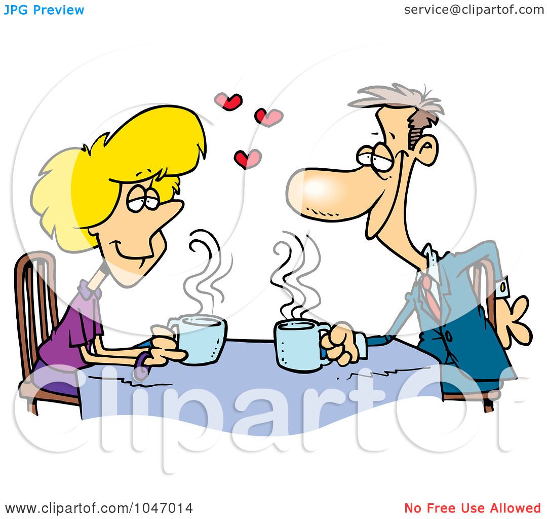 Royalty-Free (RF) Clip Art Illustration of Cartoon Coffee ...