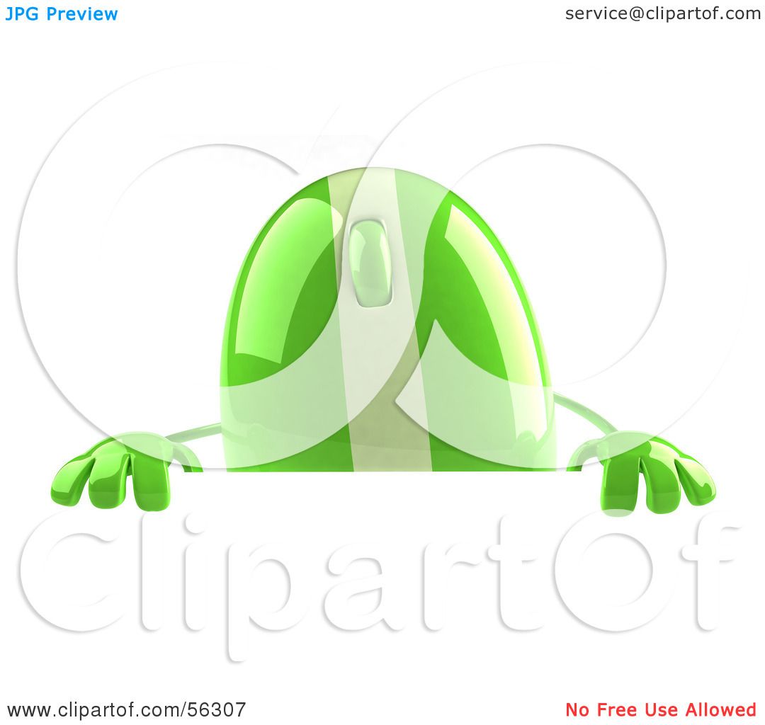 green mouse clip art - photo #31