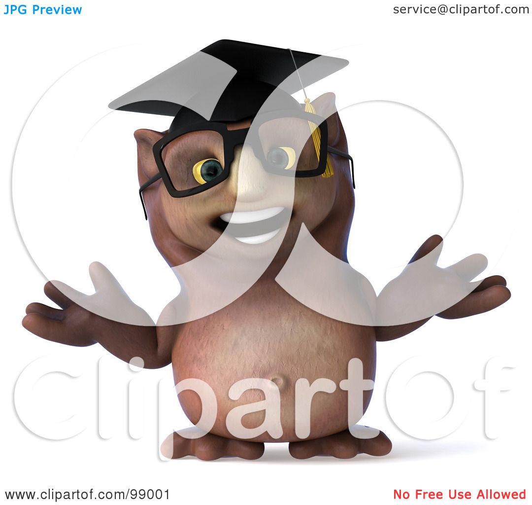 owl professor clipart - photo #30
