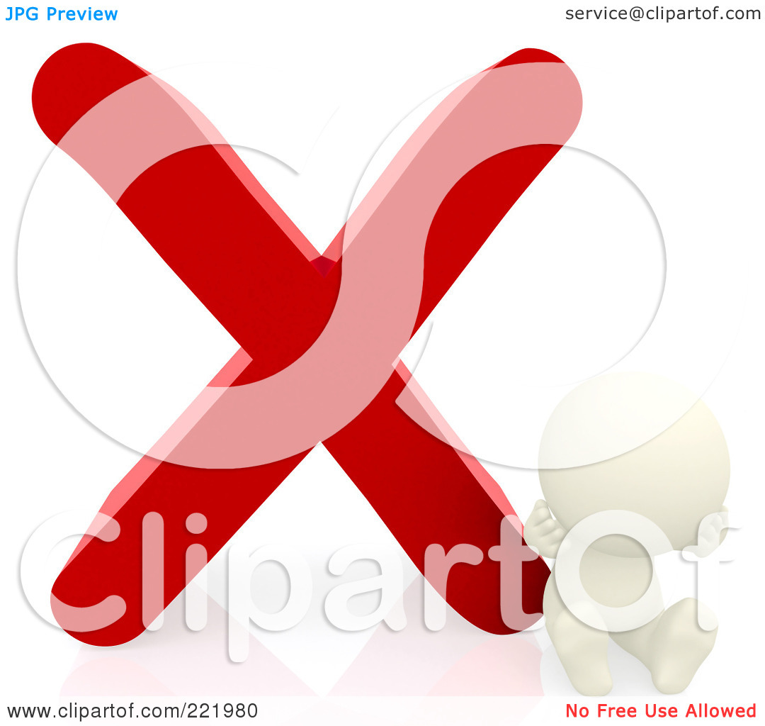 clipart red x mark - photo #45