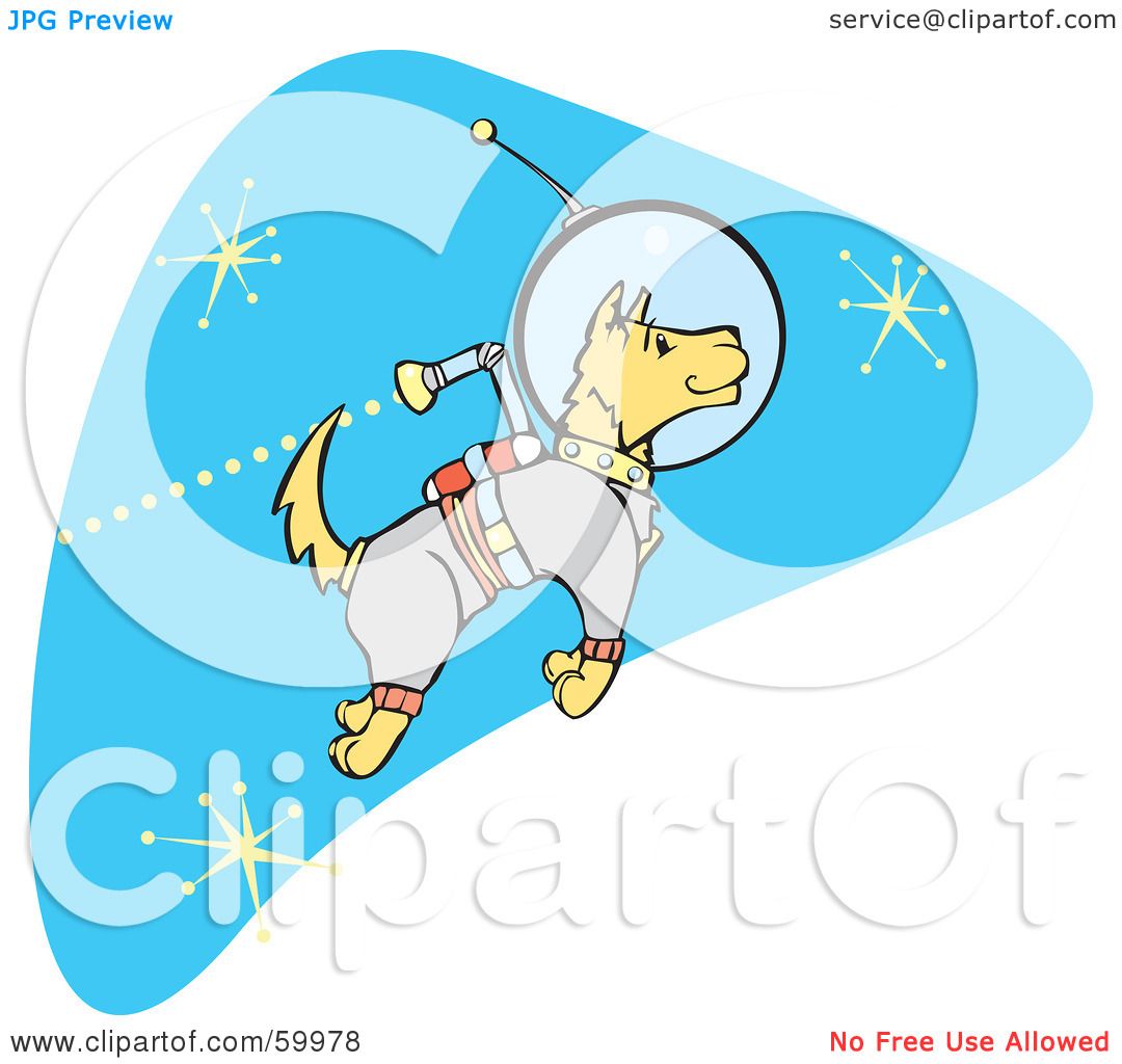 space dog clipart - photo #7