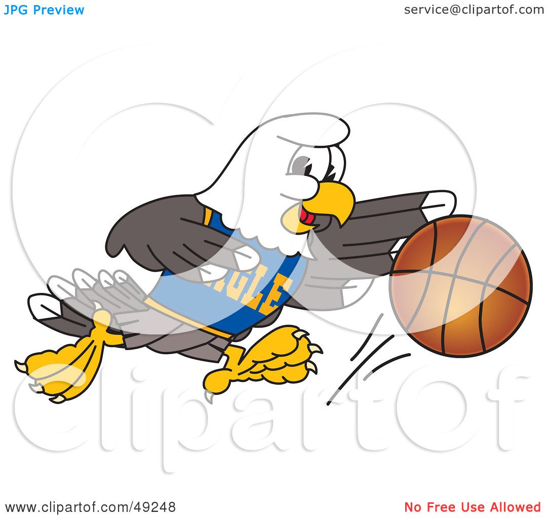 free eagle basketball clipart - photo #45