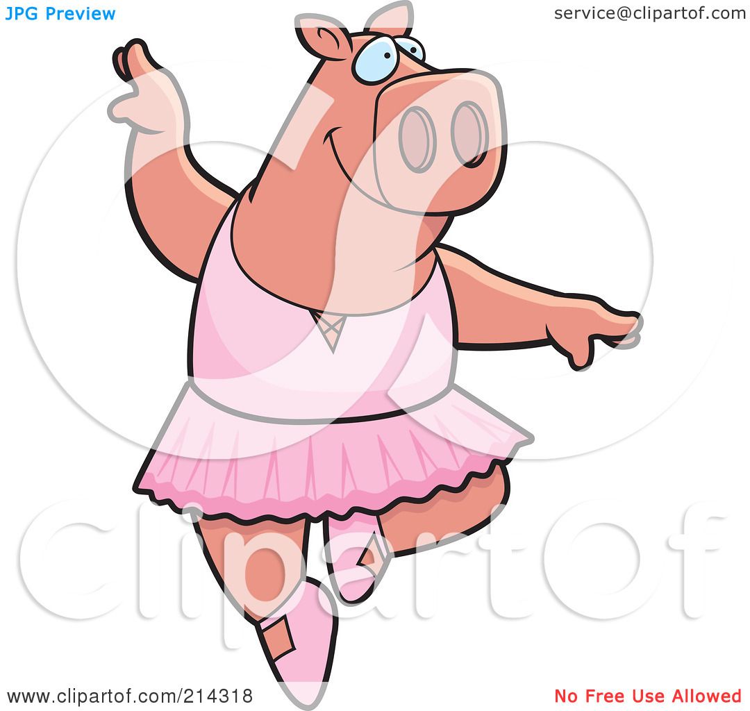 dancing pig clip art free - photo #9