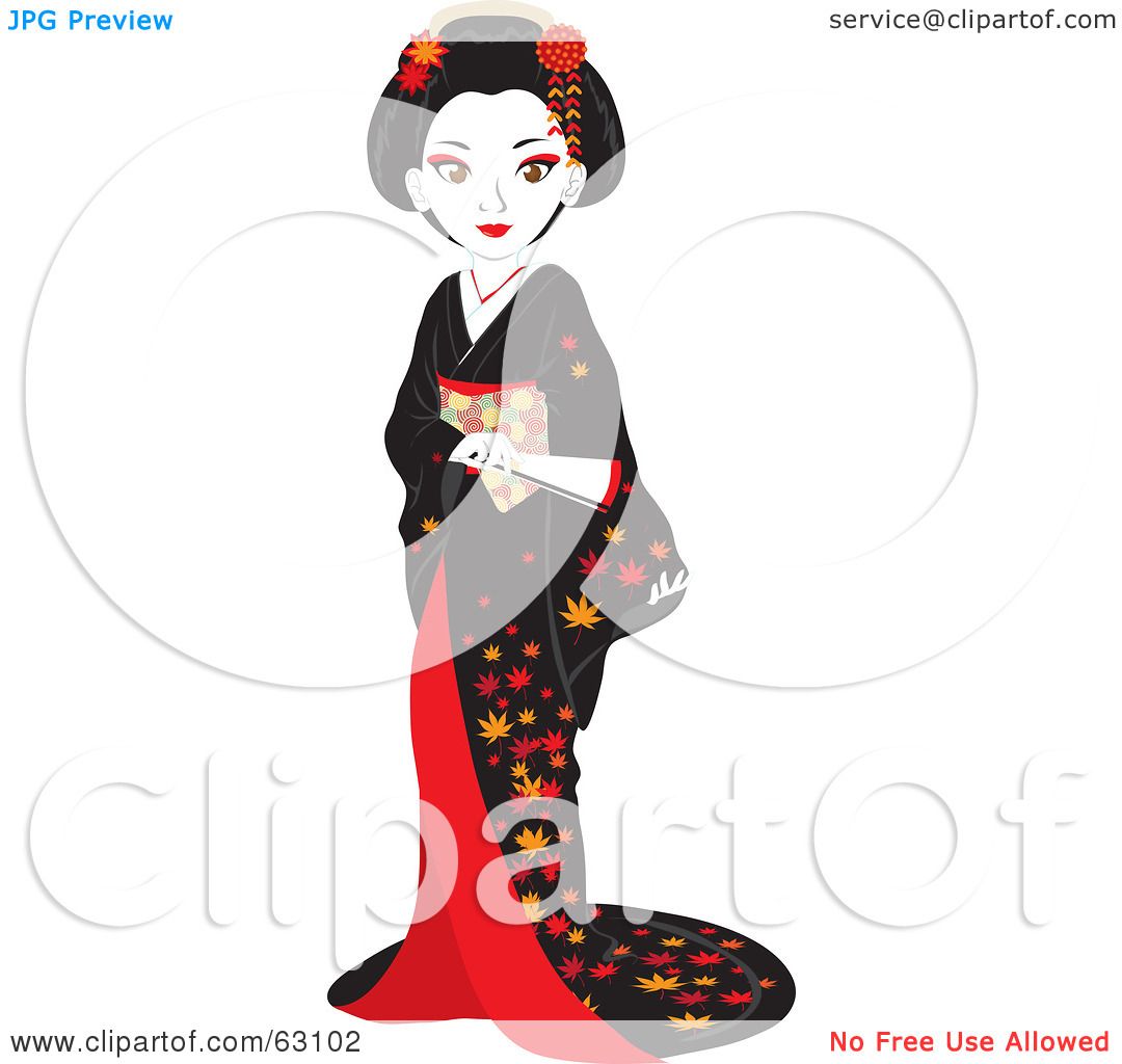 geisha girl clipart - photo #12