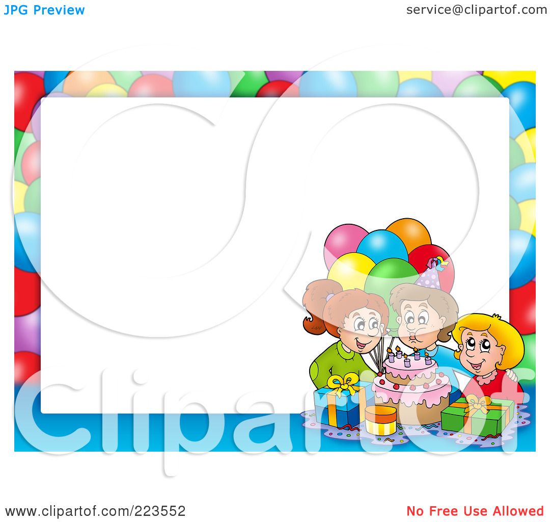 clipart birthday borders and frames - photo #45