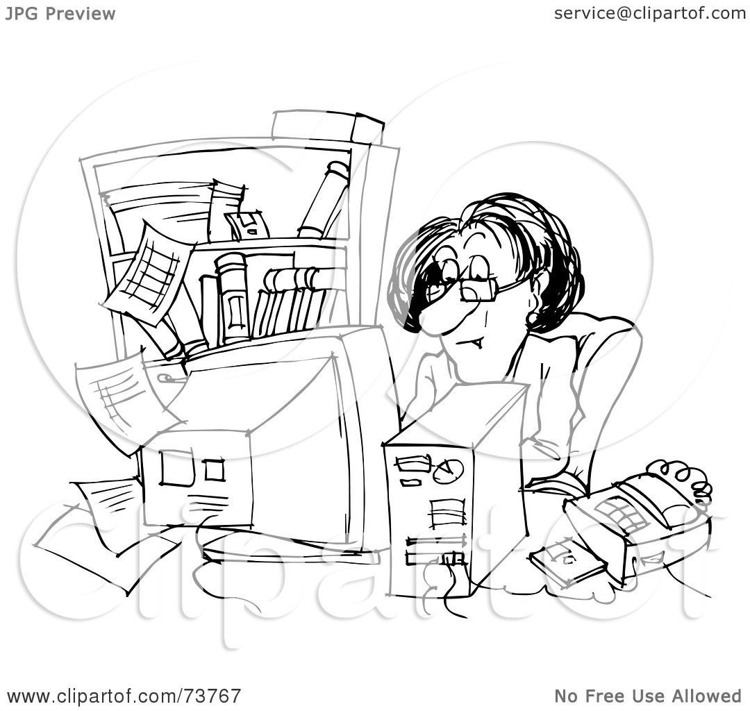 funny receptionist clipart - photo #36