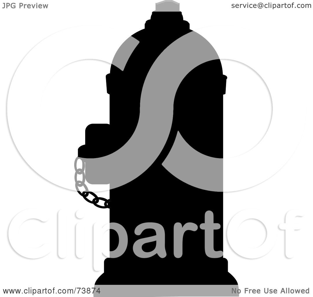 fire hydrant clipart black and white - photo #23