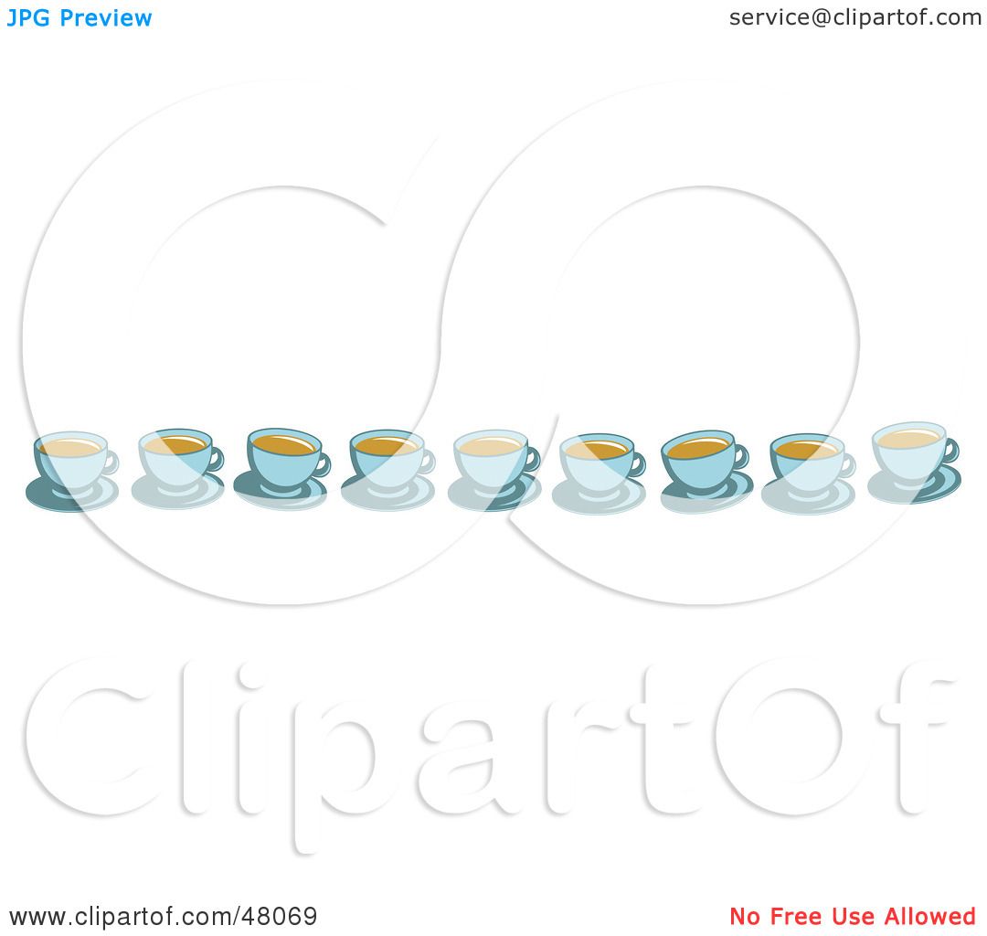 Royalty-Free (RF) Clipart Illustration of a Border Of ...