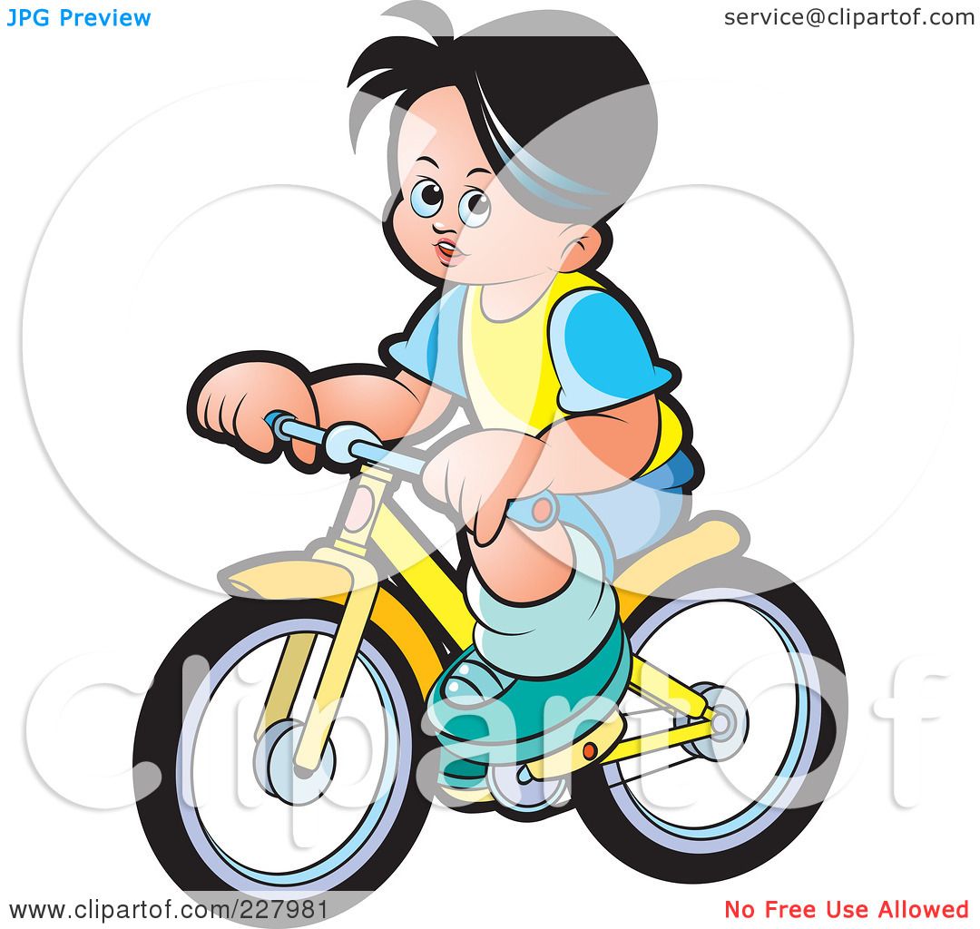 clipart boy riding bike - photo #50