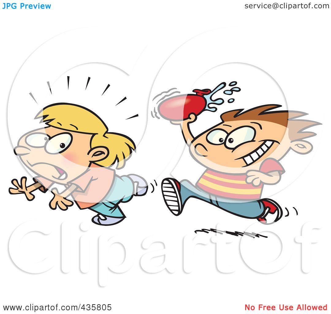 free clipart water balloon fight - photo #32