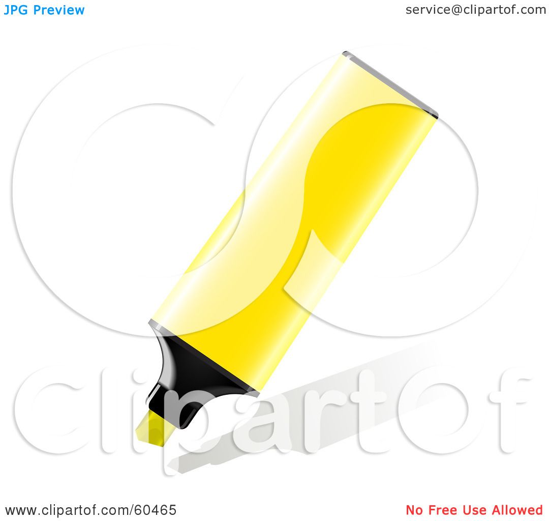 clipart yellow highlighter - photo #41