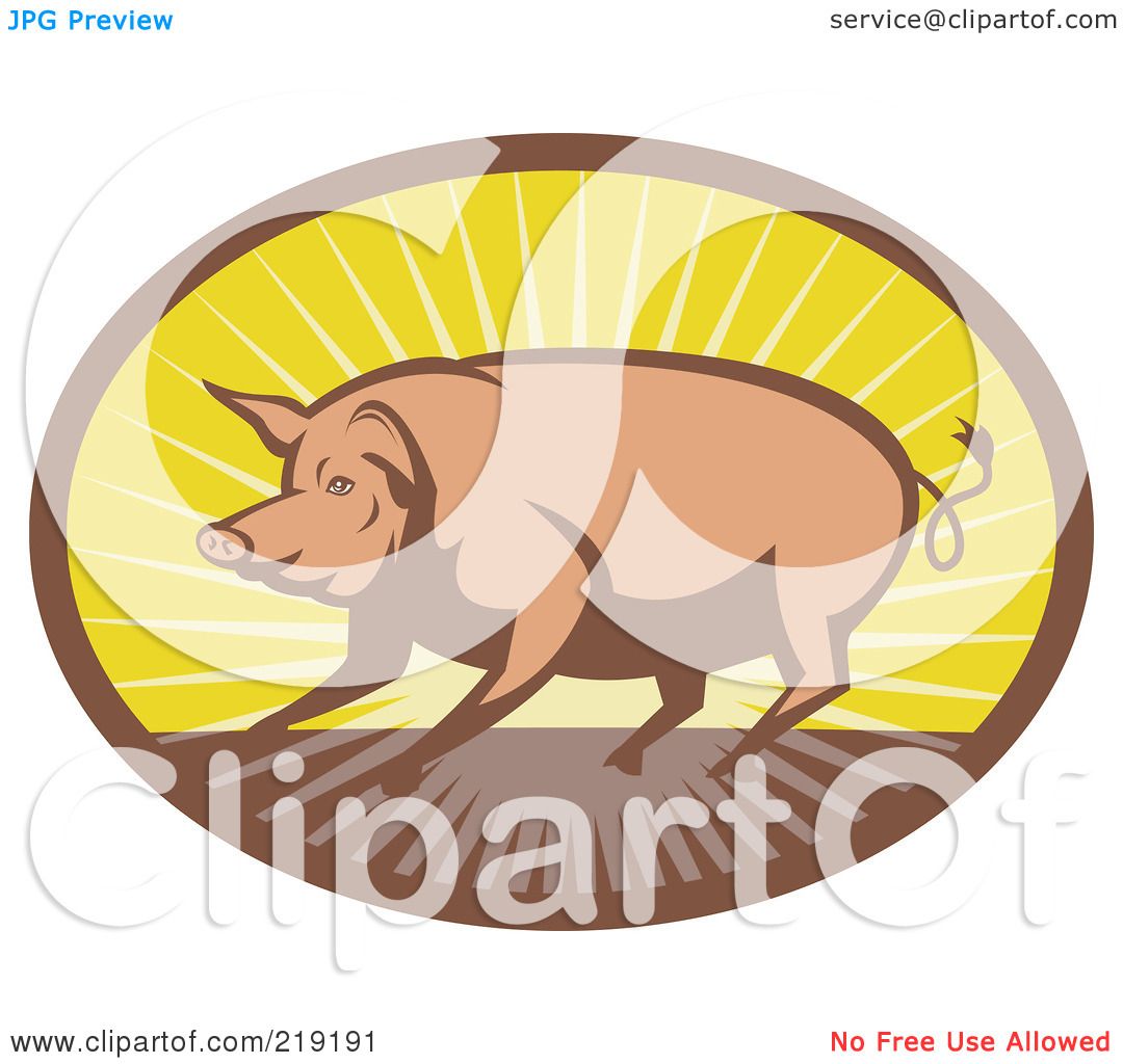 yellow pig clipart - photo #7