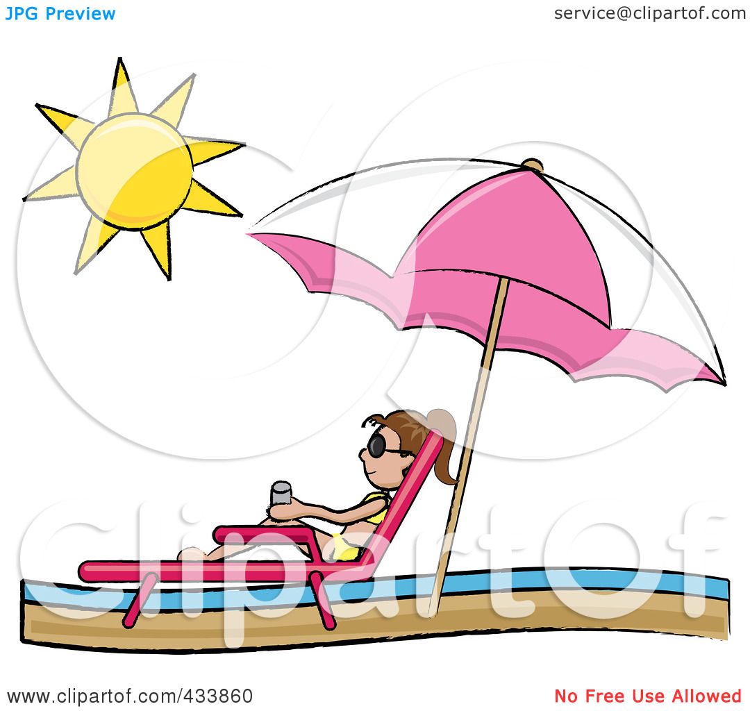 girl relaxing clipart - photo #47