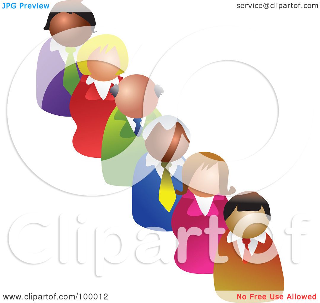 clipart standing in line - photo #44