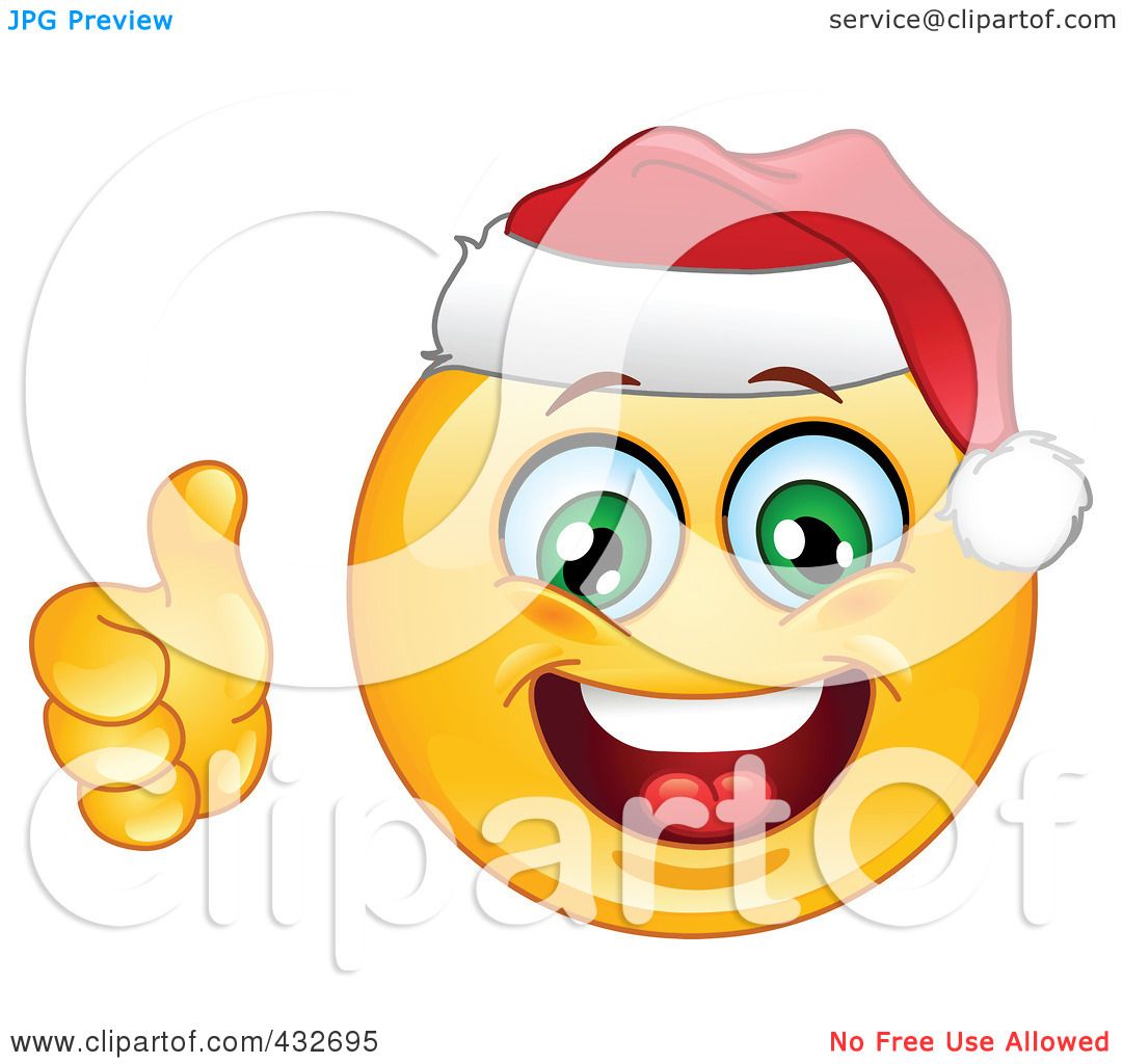 clip art christmas smiley face - photo #44
