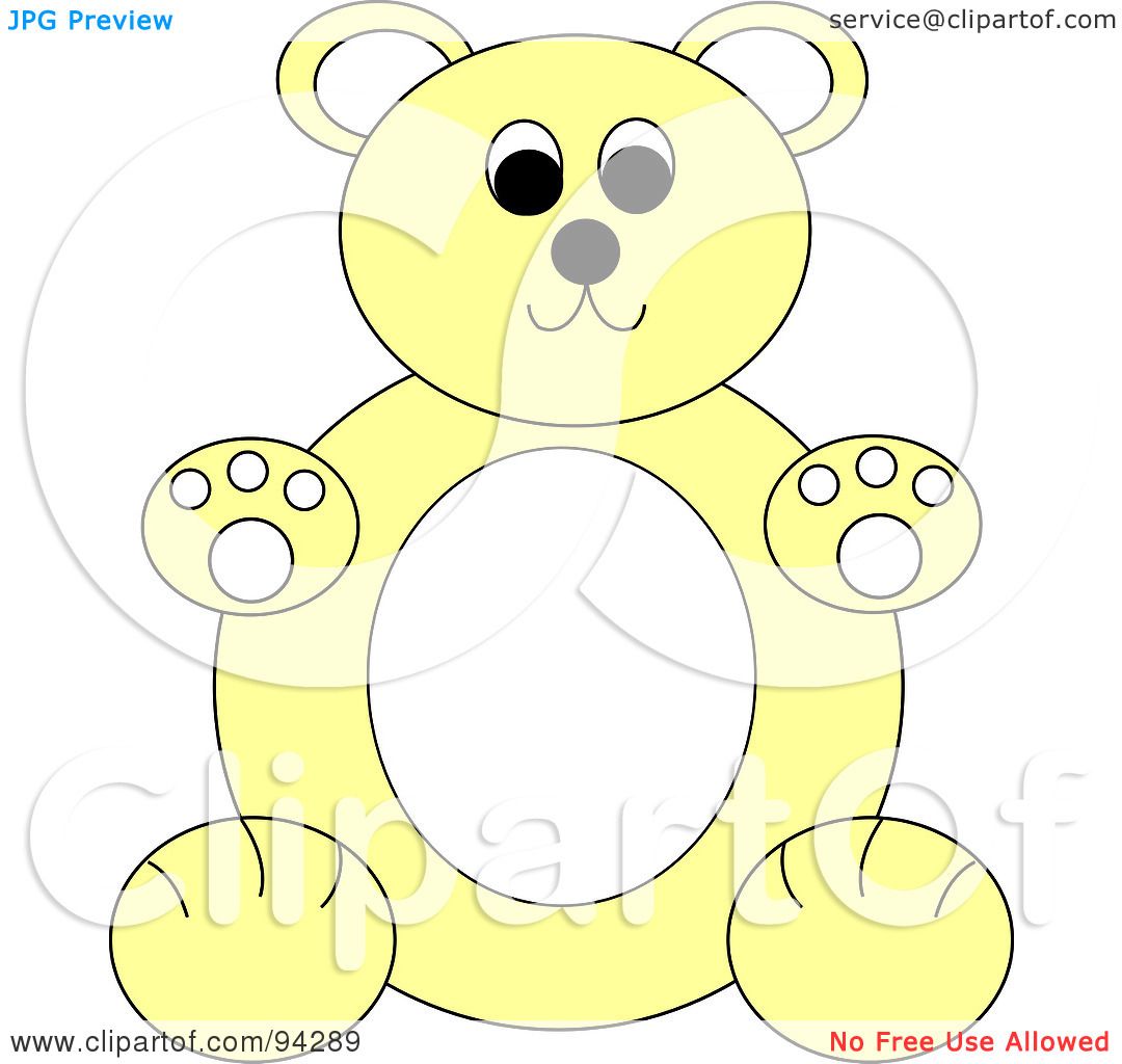 yellow teddy bear clip art - photo #25