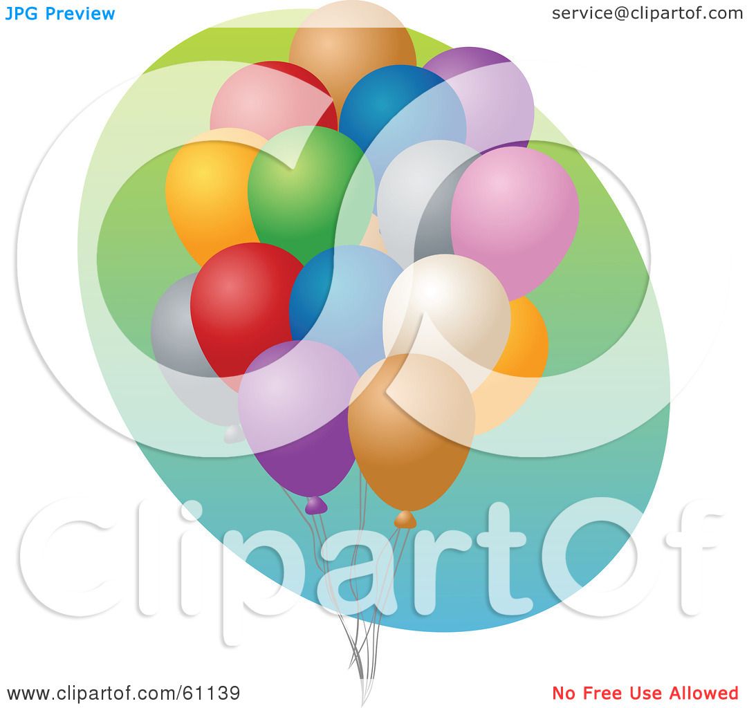 balloon cluster clipart - photo #7