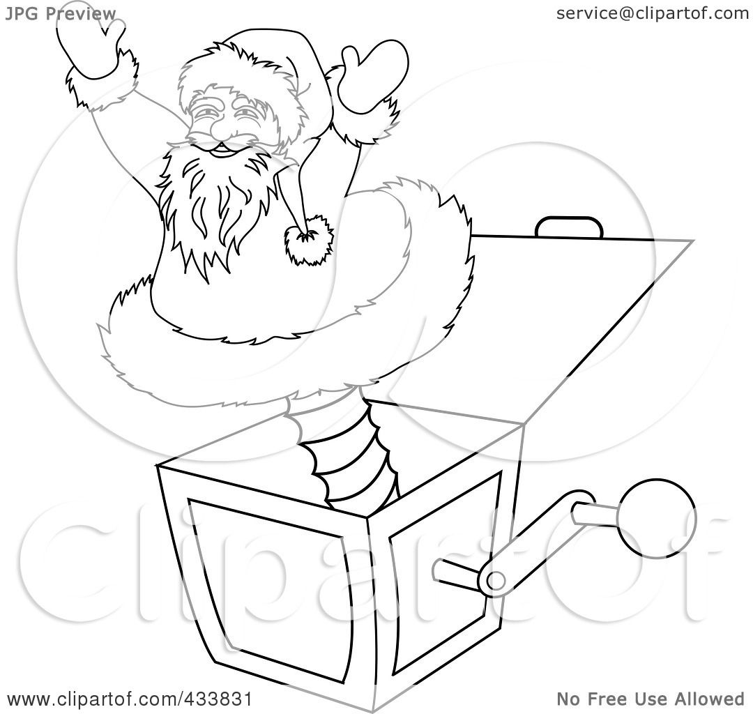 jack in the box coloring pages - photo #50