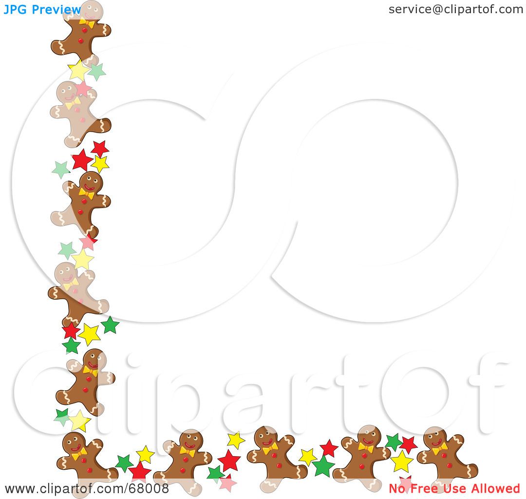 free clipart christmas cookies border - photo #34