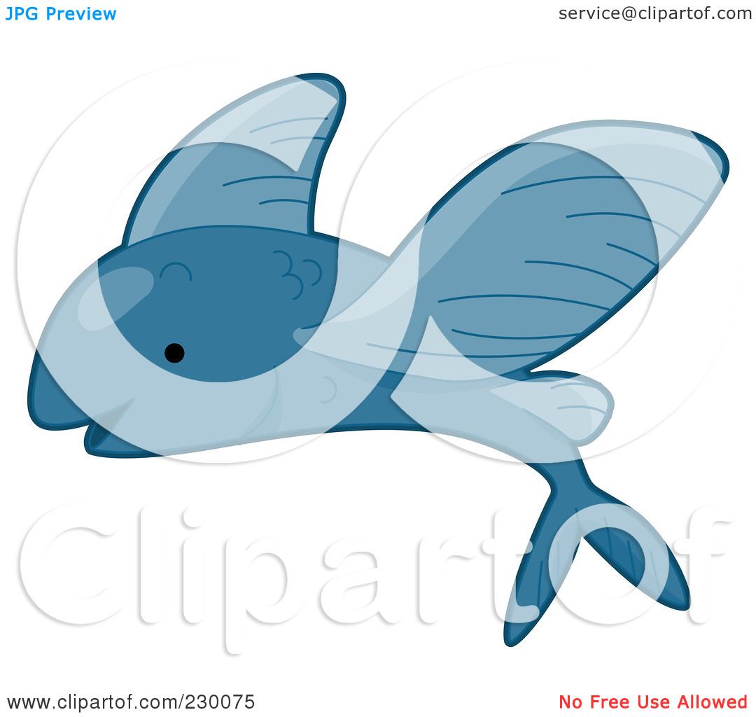 clipart flying fish - photo #42