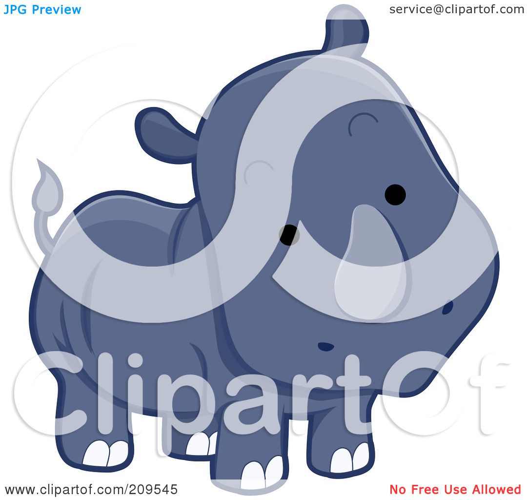 free baby rhino clipart - photo #48