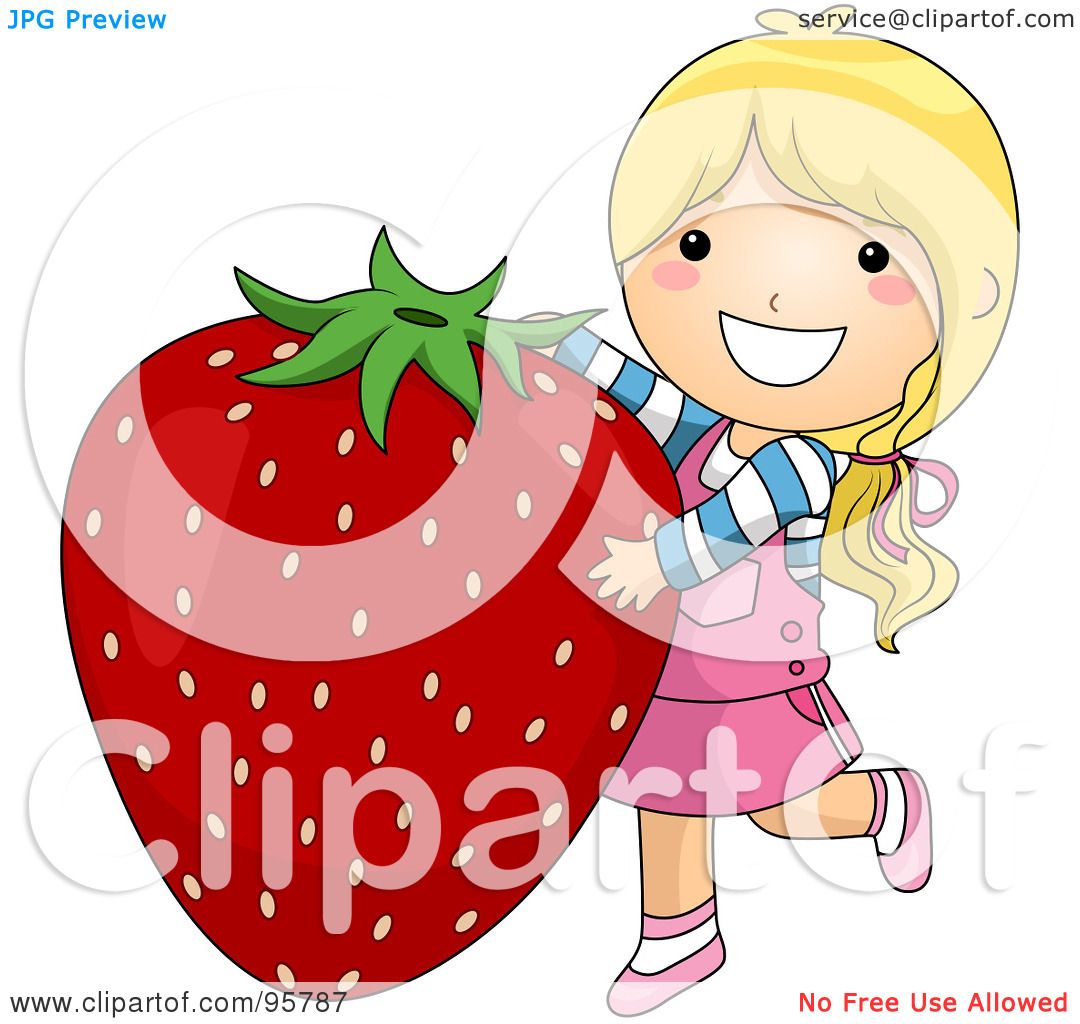 cute strawberry clipart - photo #37