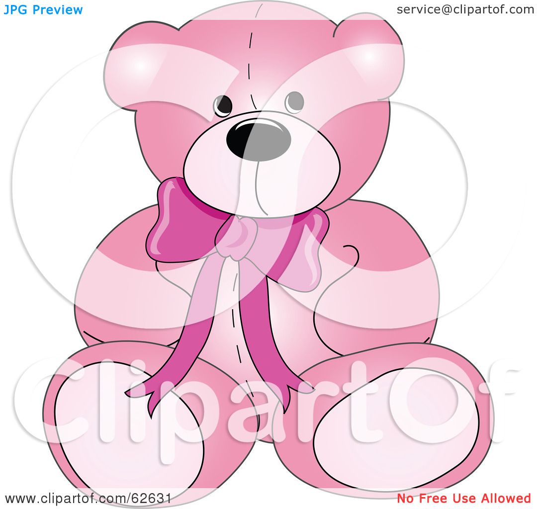 clip art pink teddy bear - photo #28