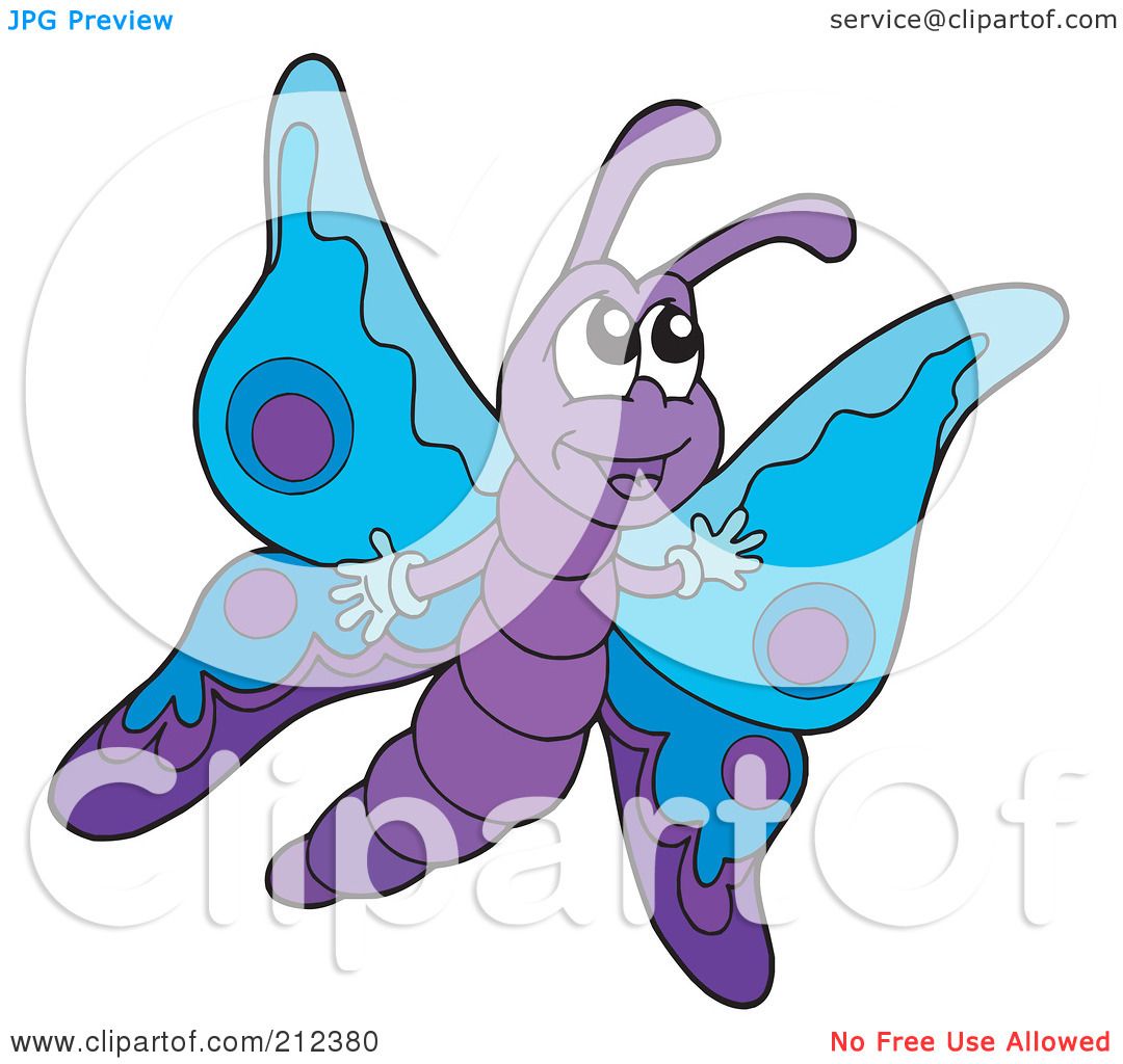 butterfly flying clipart