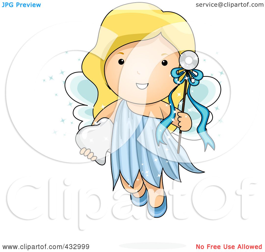 Royalty-Free (RF) Clipart Illustration of a Cute Tooth ...