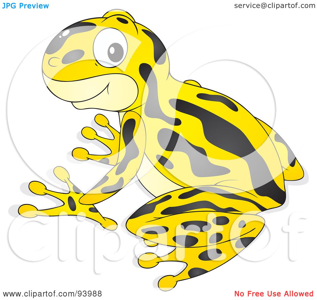 yellow frog clipart - photo #17