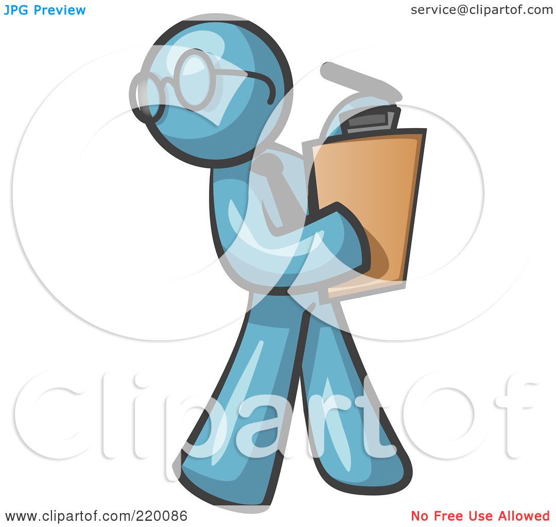 clipart of man holding clipboard - photo #31