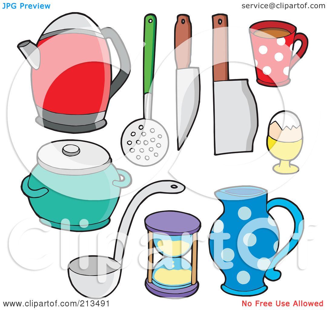 clipart of kitchen items - photo #23