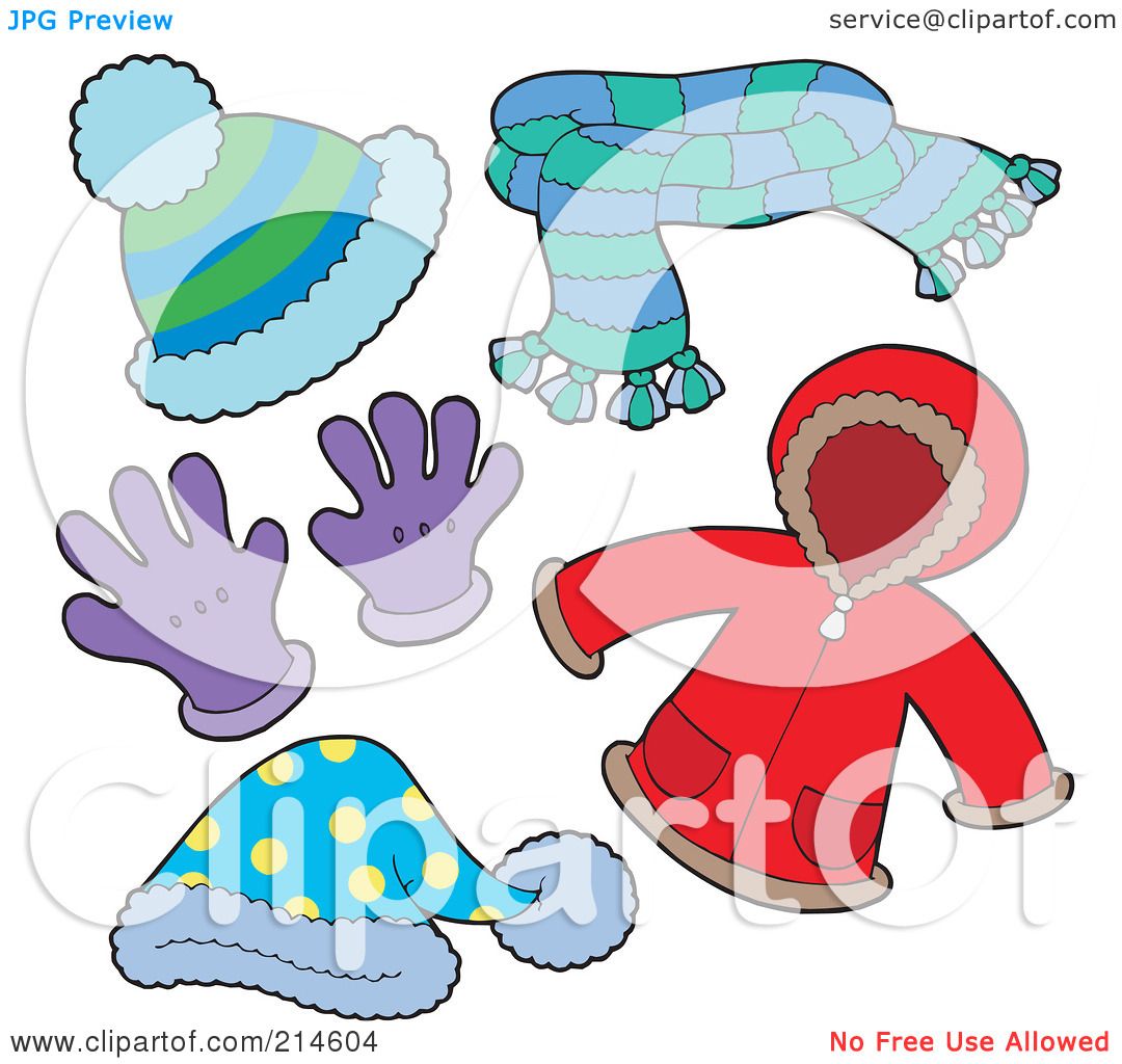 free clipart of winter clothing - photo #34