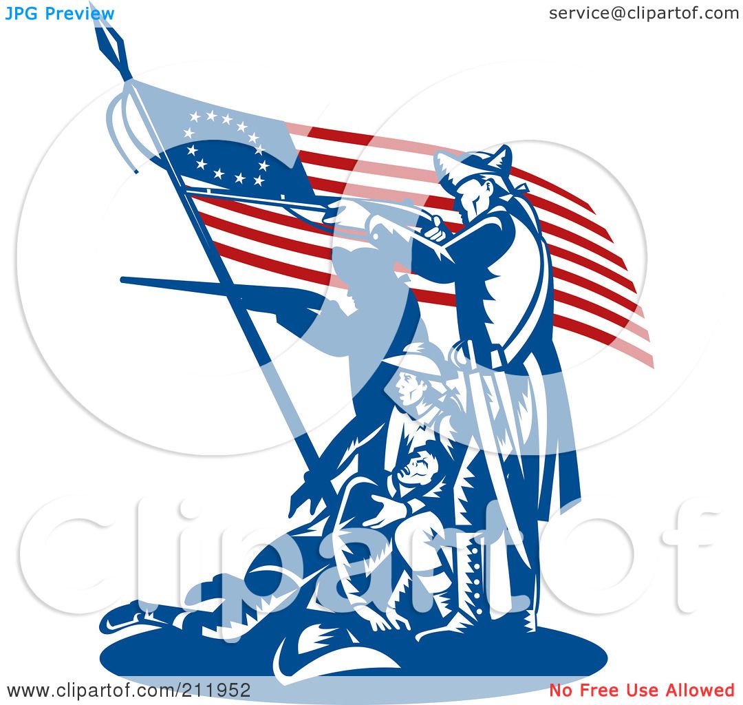 clipart of revolutionary war soldiers - photo #40