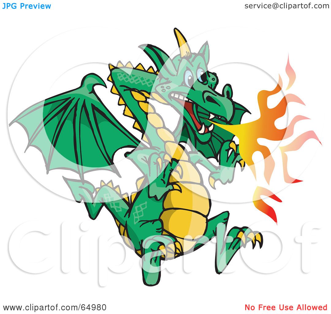free clipart fire breathing dragon - photo #23
