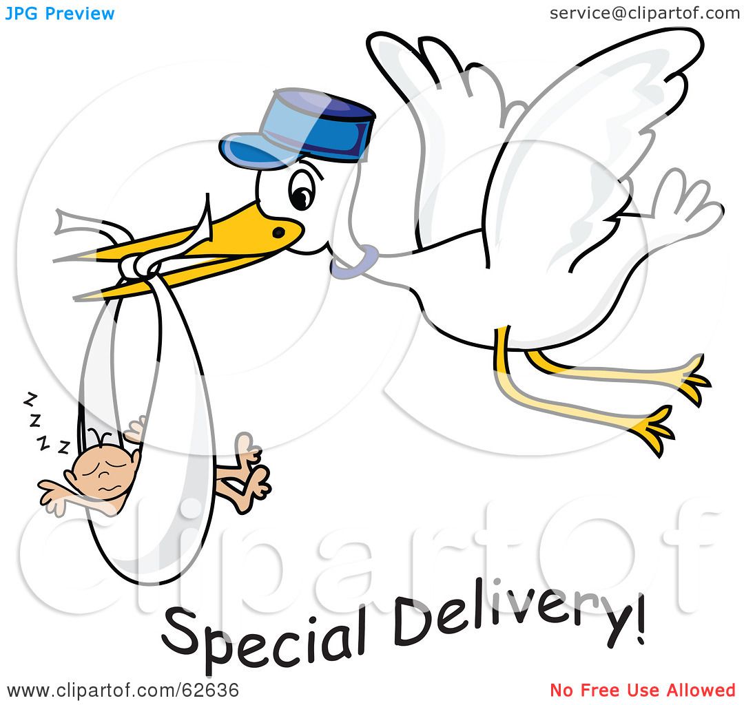delivery stork clipart - photo #11