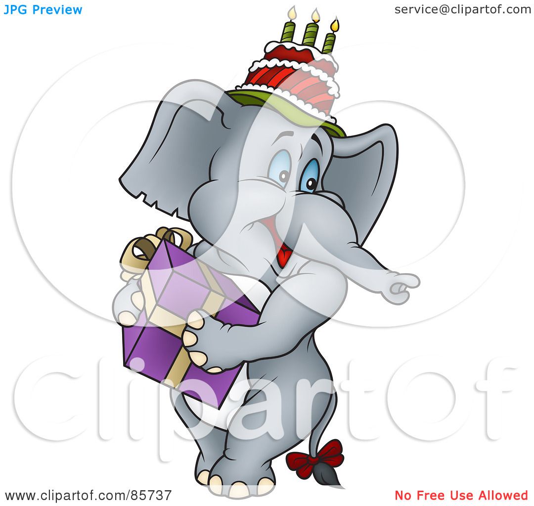 white elephant gift clipart free - photo #21