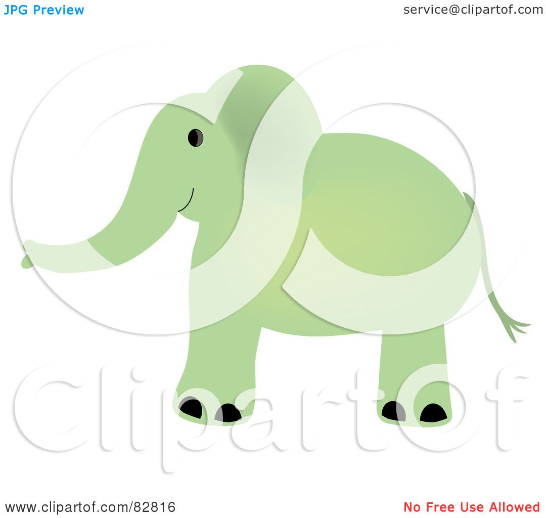 elephant profile clipart - photo #10