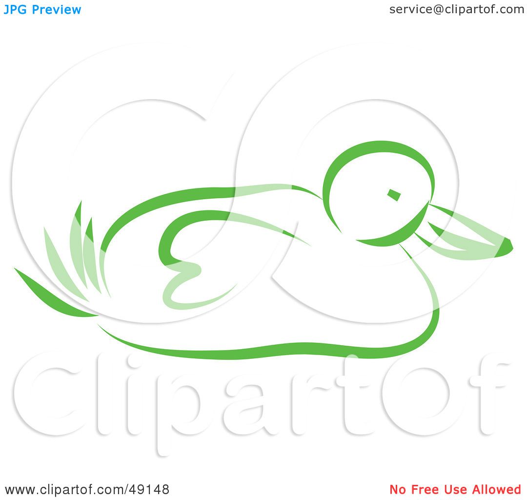 green duck clipart - photo #18