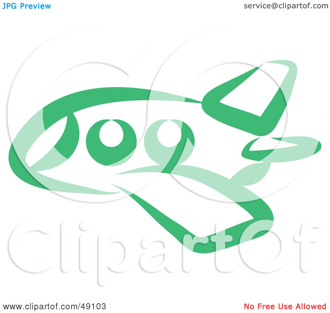 green airplane clipart - photo #45