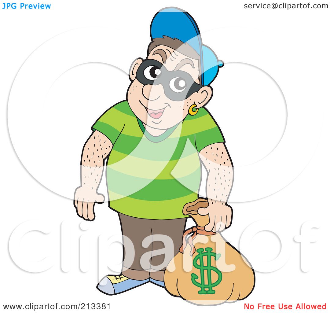 bank robber clipart free - photo #43