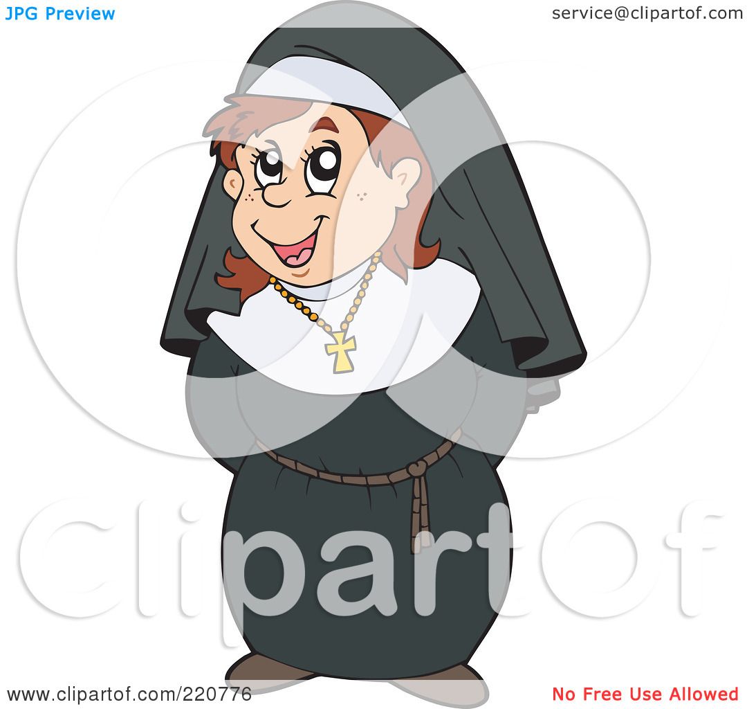 funny nun clipart - photo #39