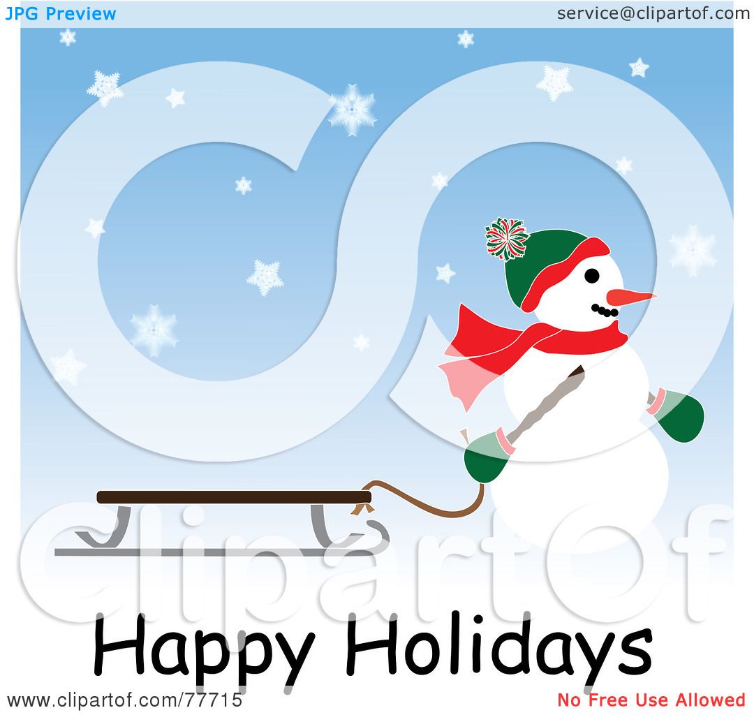 free clipart happy holidays greeting - photo #13