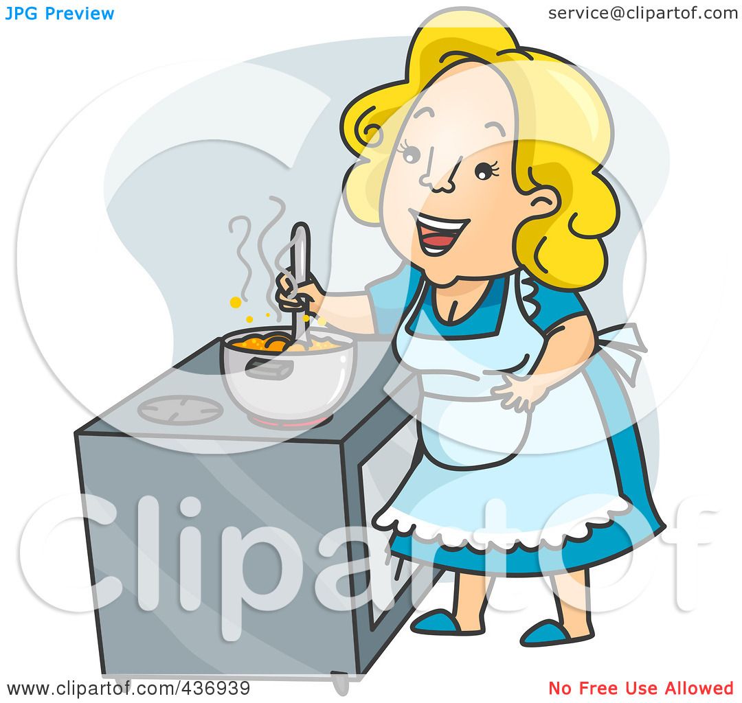mom cooking clipart free - photo #47