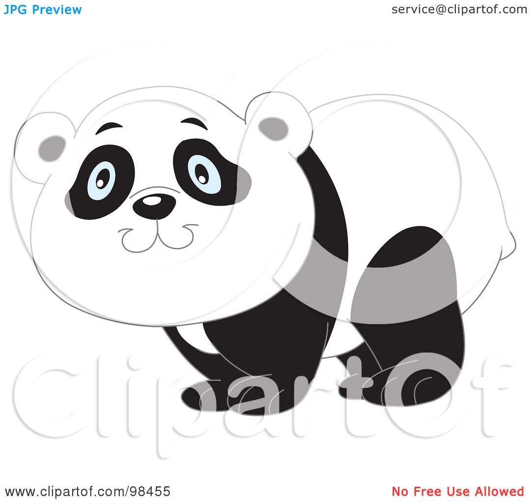 clipart panda smile - photo #37