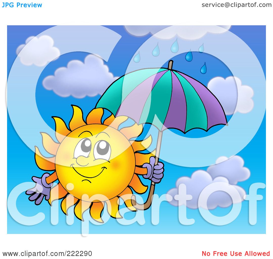 Royalty-Free (RF) Clipart Illustration of a Happy Summer ...