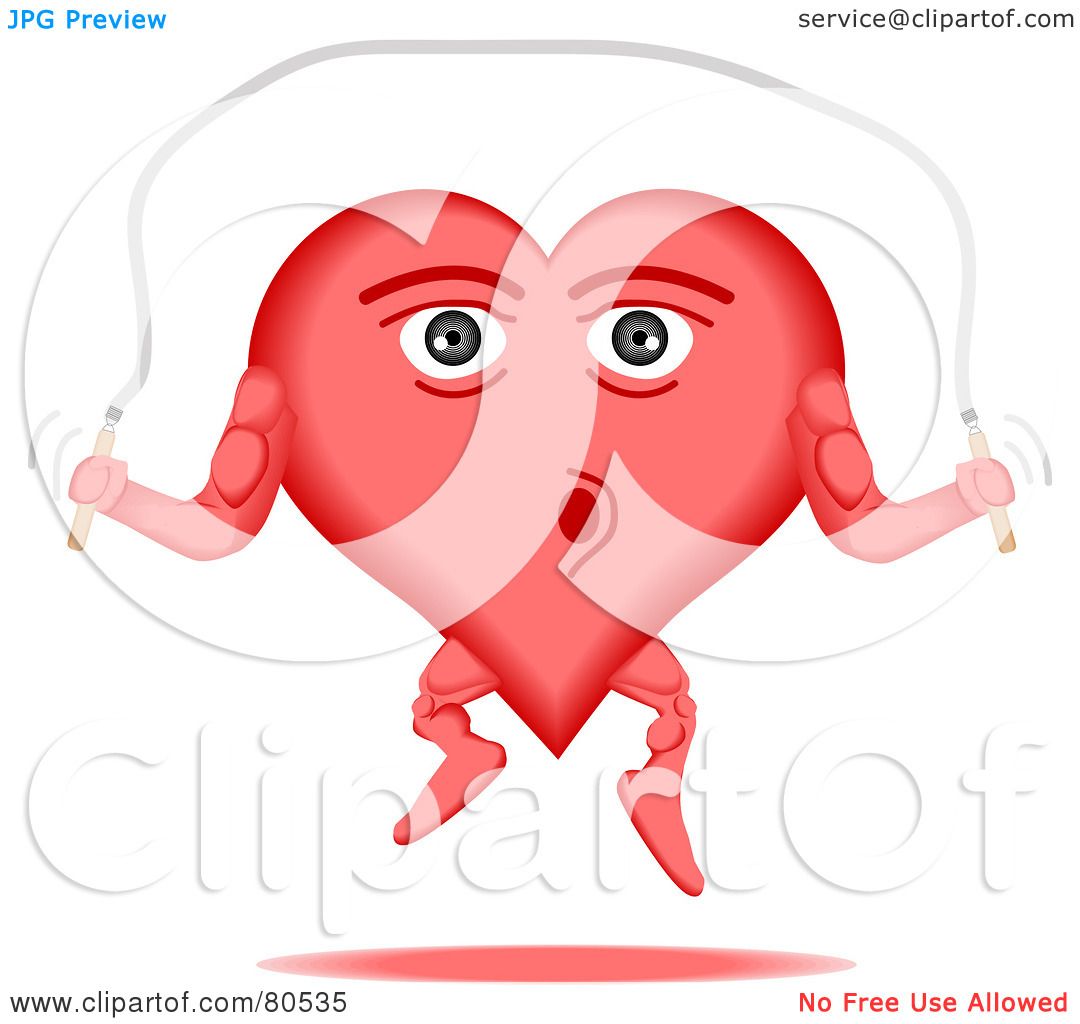 Royalty-Free (RF) Clipart Illustration of a Healthy Heart ...