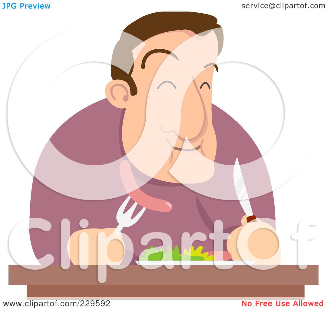 hungry man clipart - photo #22