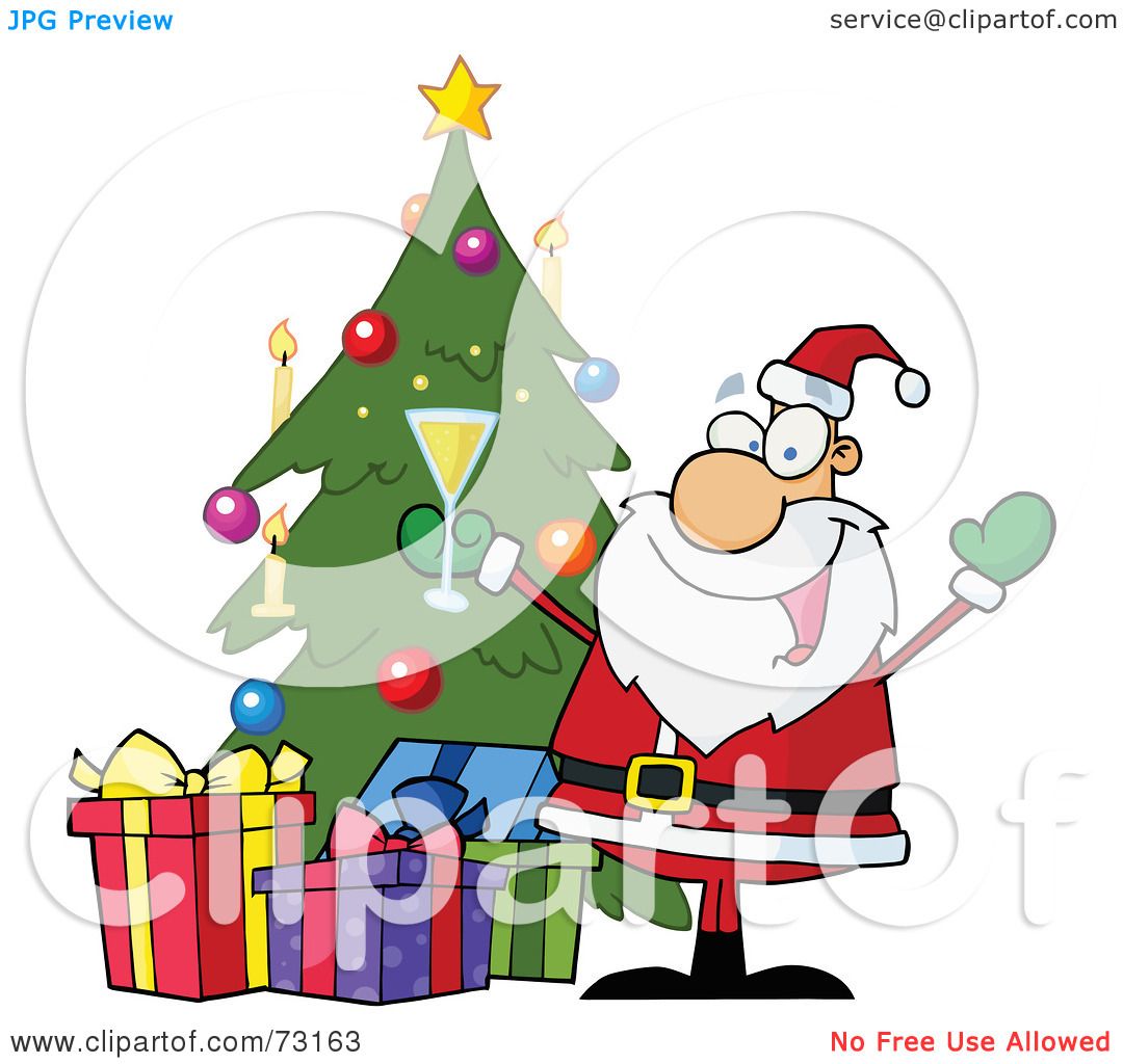 Royalty-Free (RF) Clipart Illustration Of A Jolly ...