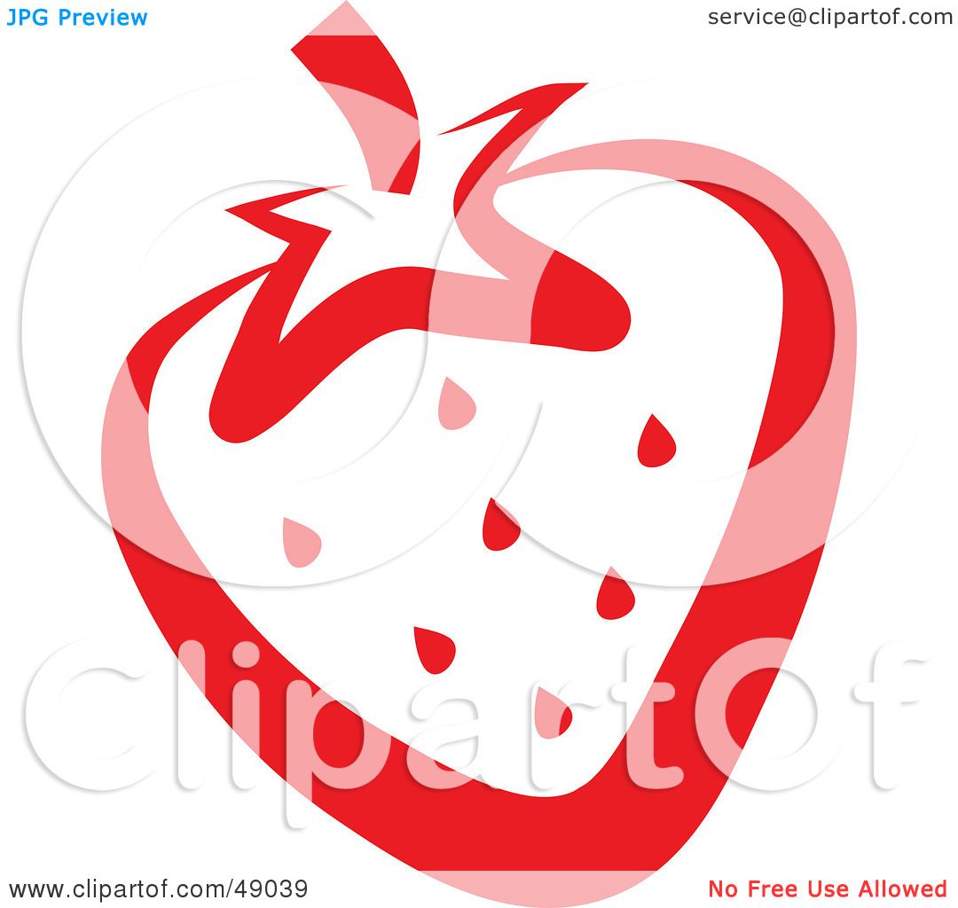 red strawberry clipart - photo #20
